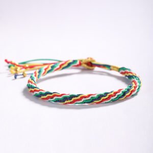 Hand-woven bracelets, meditation and yoga bracelets, friendship bracelets, surfing bracelets—colorful braided rope bracelets—symbolize protection, blessings, and positive energy.